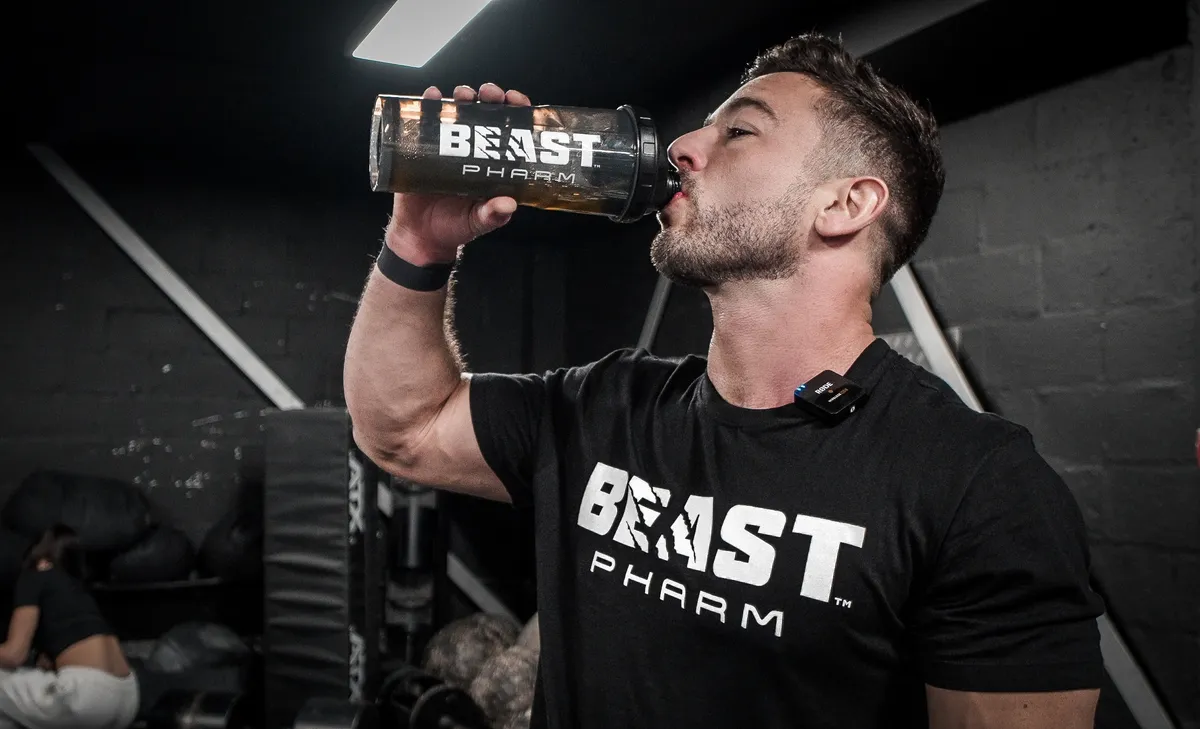Chris Cass with Beast Pharm supplements