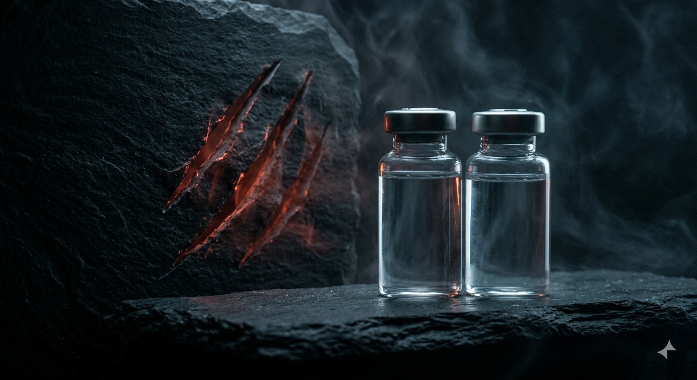 BPC-157 and TB-500 Wolverine stack peptide research